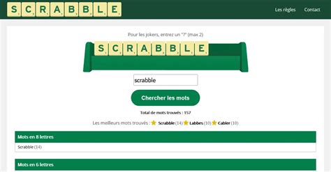 annagramme scrabble|anagrammeur scrabble gratuit en ligne.